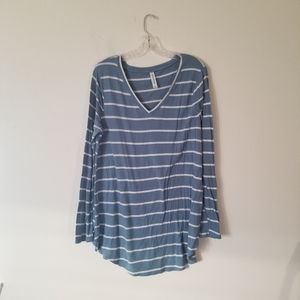 Blue stripe long sleeve